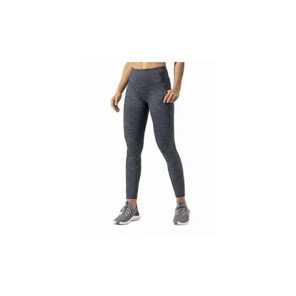 Mondetta Womens Large Blue Performance Luxury High Waisted Full Length Leggings